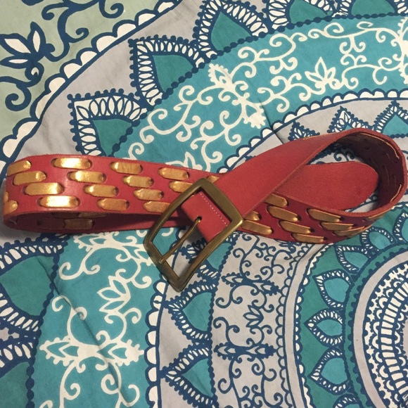 Cute Red Linea Pelle belt!