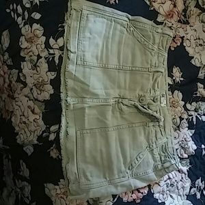 Khaki American eagle skirt size small