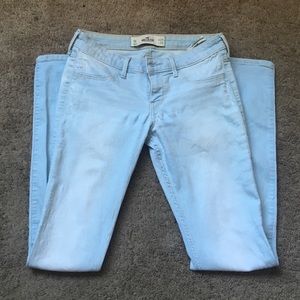 Light wash hollister jeans!