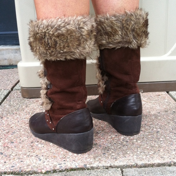 Faux Fur Boots - Picture 4 of 4