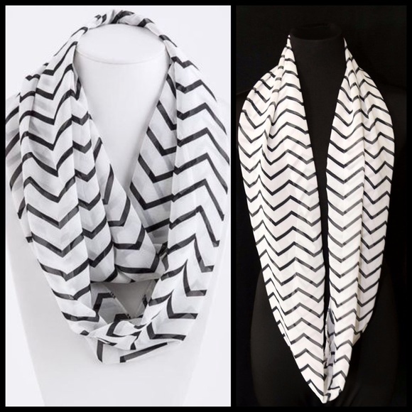‼️PRICE FIRM LAST CALL Chevron Infinity Scarf - Picture 2 of 3