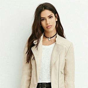 Black velvet choker with faux stone triangle