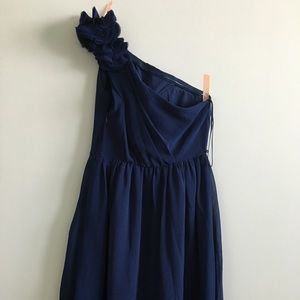 A gorgeous, formal, one shoulder dress