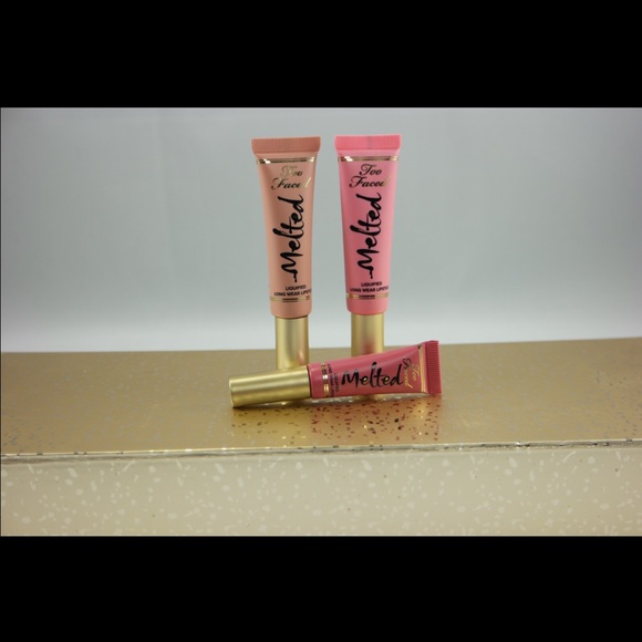 Too Faced melted lipsticks lot