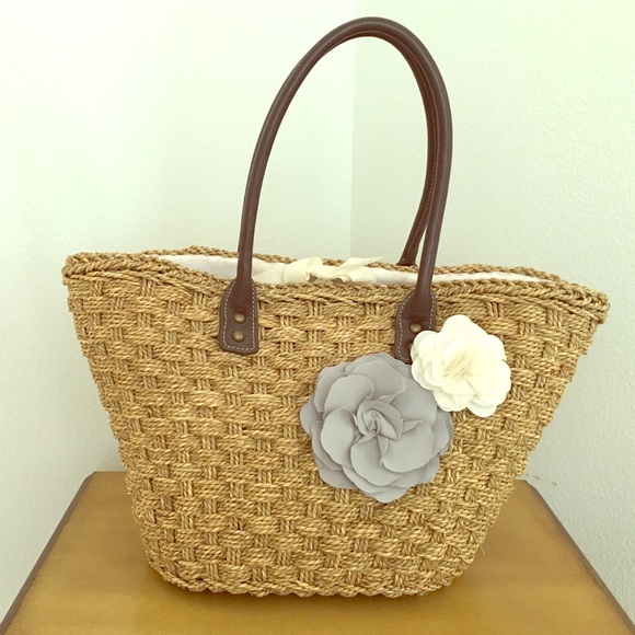 J Crew Fancy Beach Tote