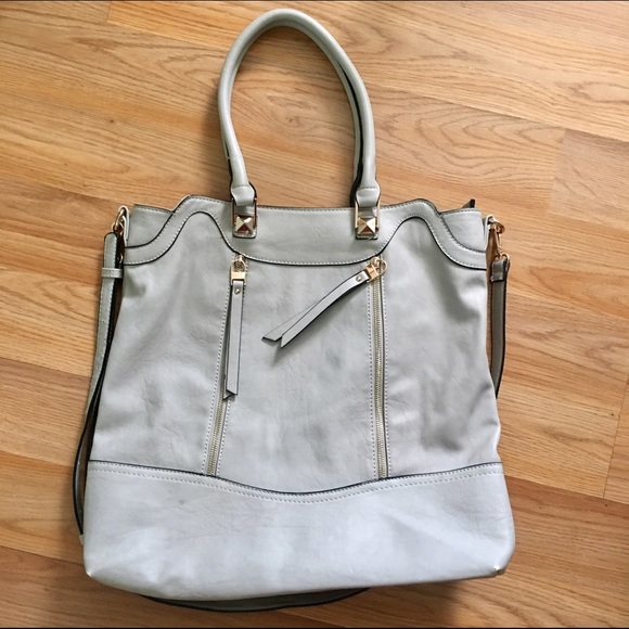 Light Gray Tote Bag