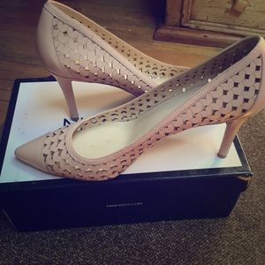 Leather Nine West 9 1/2 heels