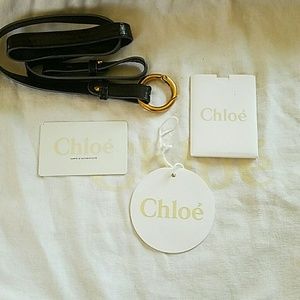 Chloe Black Leather Crossbody