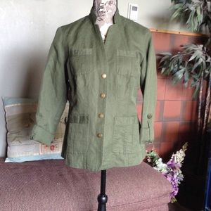 Green Coldwater Creek Blazer