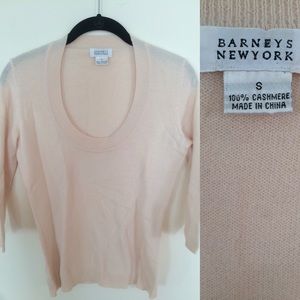 Barneys cashmere sweater - light pink