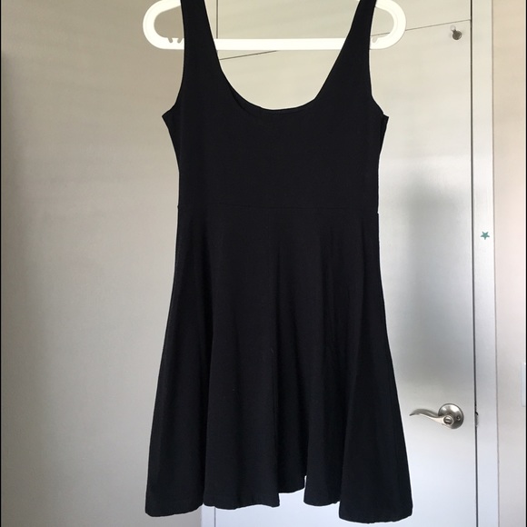 Black skater dress