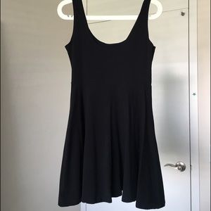 Black skater dress