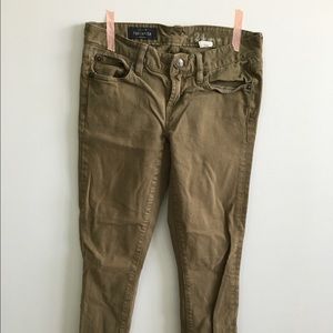 JCrew khaki toothpick jeans