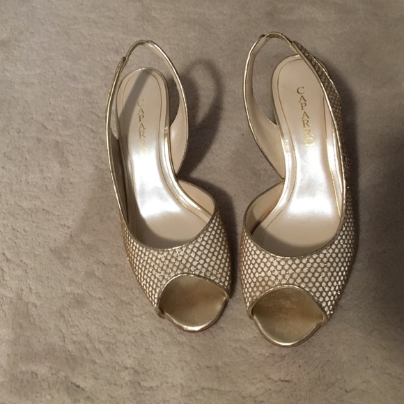 Caparros Gold heels.