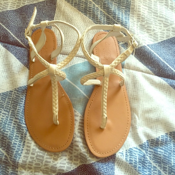 White Charlotte Russe sandals