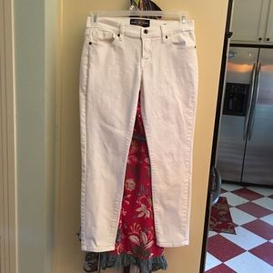 Lucky Brand white skinny jeans size 6