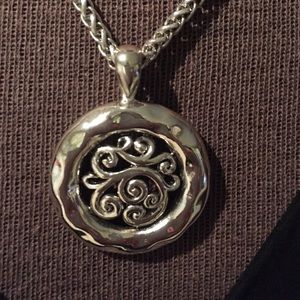 Silver plated Necklace and Earring set. NWOT