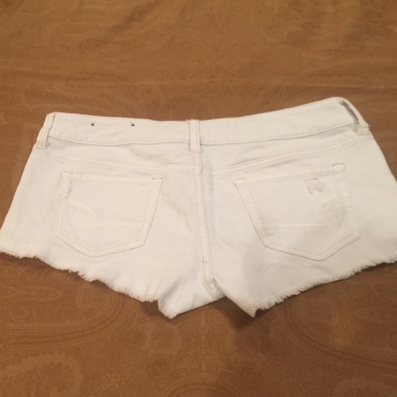 Light blue Distressed Denim Shorts - Picture 2 of 4
