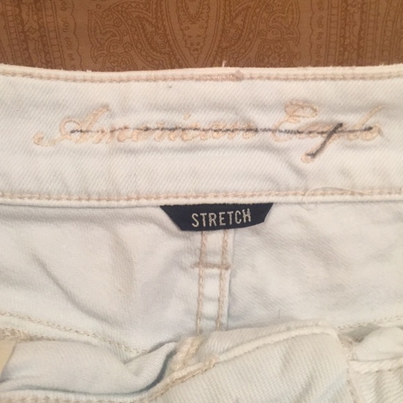 Light blue Distressed Denim Shorts - Picture 4 of 4