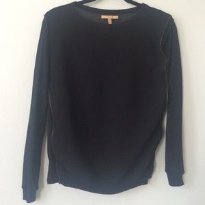 Black long sleeved top