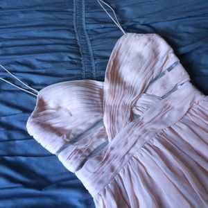 Formal blush pink dress