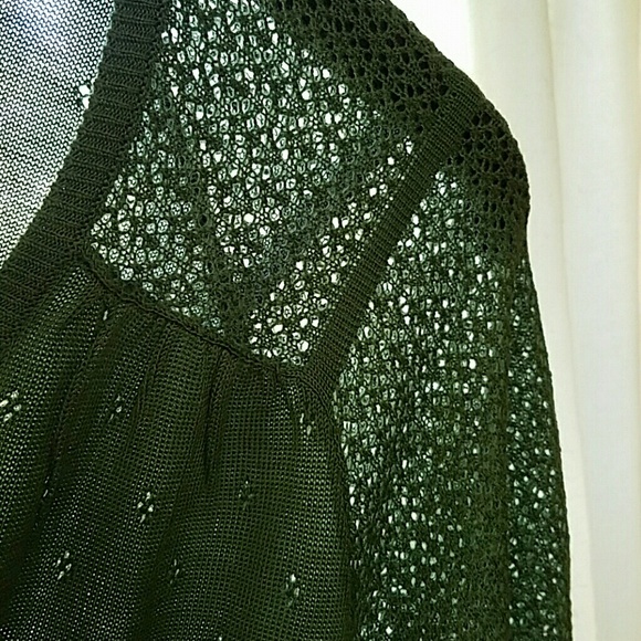 SALE - Bandolino ( L) green sweater - Picture 3 of 3