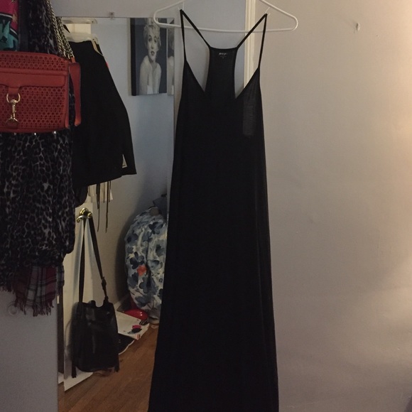 Nastygal black maxi size small