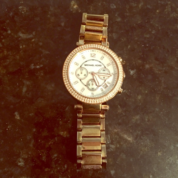 💕Authentic Michael Kors Rose Gold Watch💕