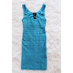 // BEBE Vibrant Blue Bodycon Dress //