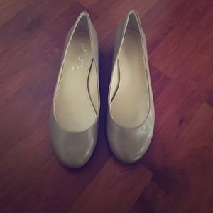 Marc fisher flats with silver heel