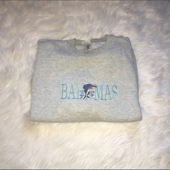 Gray Bahama Crewneck Sweatshirt