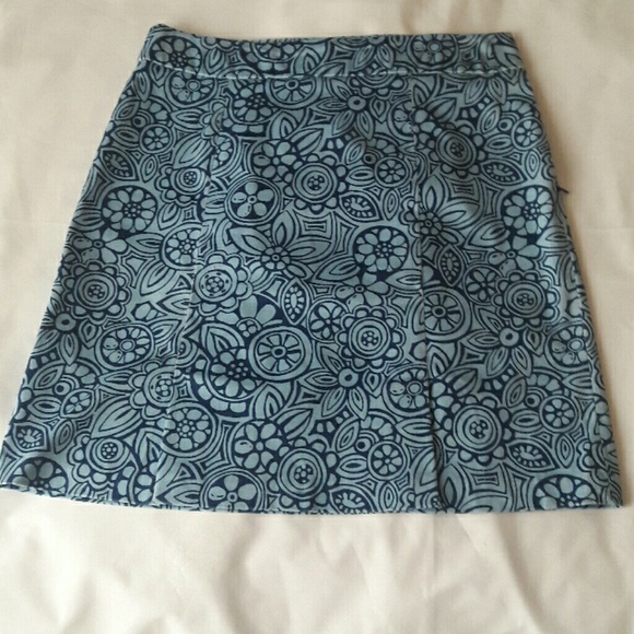 Willi Smith floral design skirt