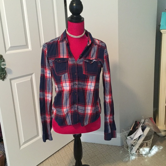 Abercrombie & Fitch Plaid Button Down