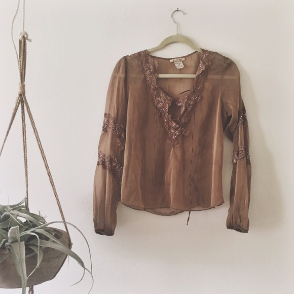 Sandro Tops - SANDRO/ boho blouse