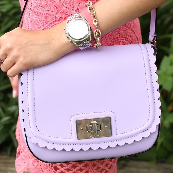 kate spade Handbags - Kate Spade Lavender Scalloped Seth Crossbody