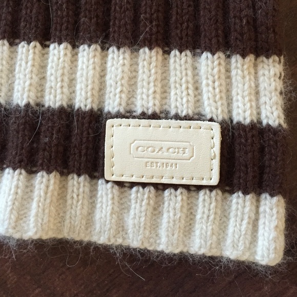 Coach Wool Blend Scarf - Picture 2 of 2