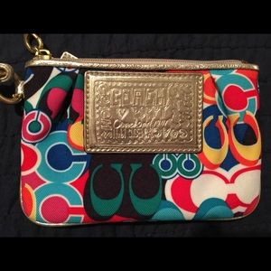 Coach Poppy Wristlet