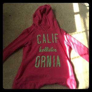 Pink hollister sweatshirt
