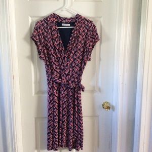 Liz Claiborne faux wrap dress