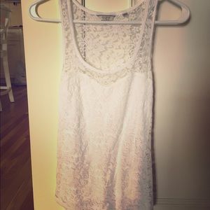 White lace Guess shirt