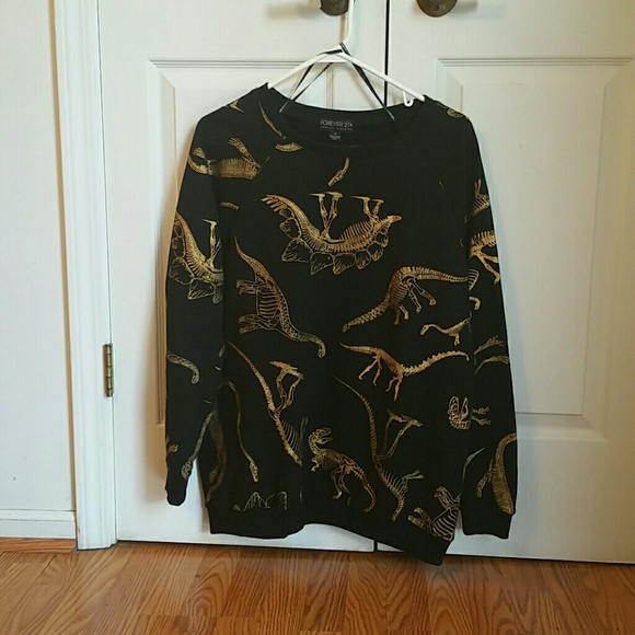 forever 21 dinosaur sweatshirt
