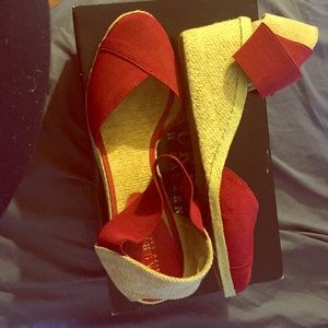 Red Ralph Lauren Espadrilles