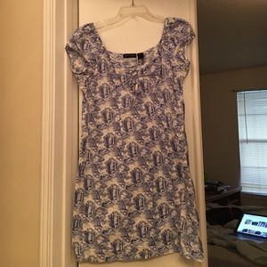 Vintage-inspired China print dress, size L
