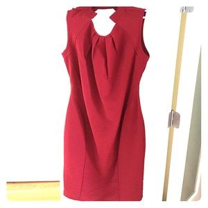 Burgundy Hour Shape Dress