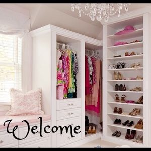 Welcome to my closet.