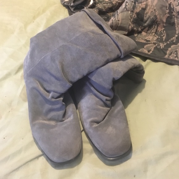 Leather boots