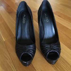 Aldo black stiletto heels