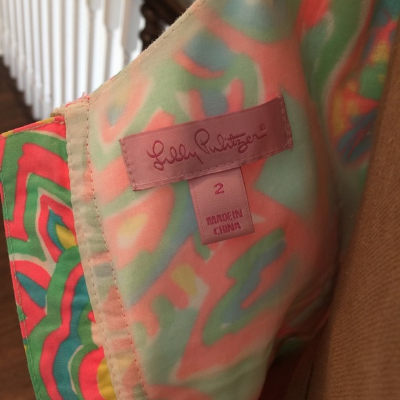 Lilly Pulitzer Delia Dress - Make a Splash, Size 2 - Picture 4 of 4