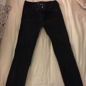 American Eagle black skinny jeans sz 2