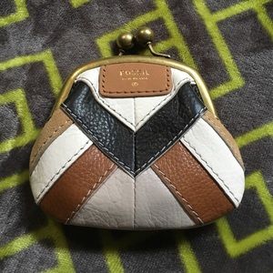 Authentic Fossil change purse